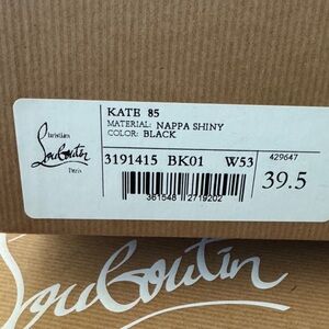 Christian Louboutin Black Nappa Shiny Footwear